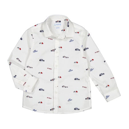 Phil Long Sleeved Shirt - White