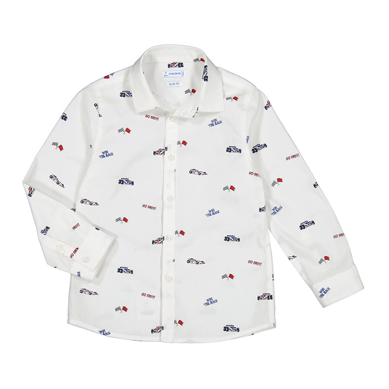 Phil Long Sleeved Shirt - White