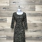 Dress with Tailored Seams - Forest and Navy Speckle