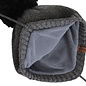 Fleece Lined Knit Hat - Black