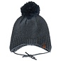 Fleece Lined Knit Hat - Navy