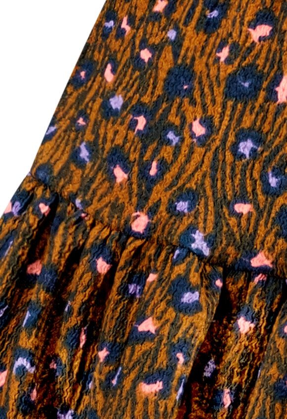 Print Skirt - Joyful Leopard