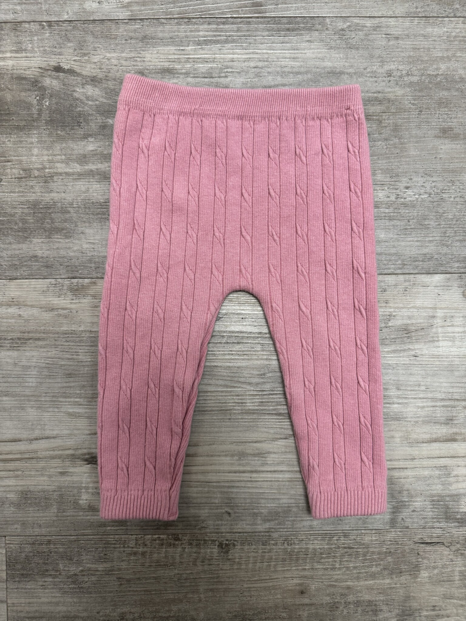Cable Knit Footless Tights - Size 3-6M