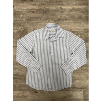 Light Blue Stripe Dress Shirt - Size 8