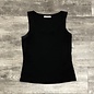 Black Scoop Neck Tank - Size M