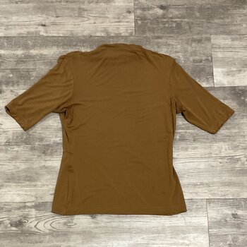 Gold Short Sleeve with Mock Neck - Size M