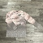 Blush and Grey Button-up - Size L