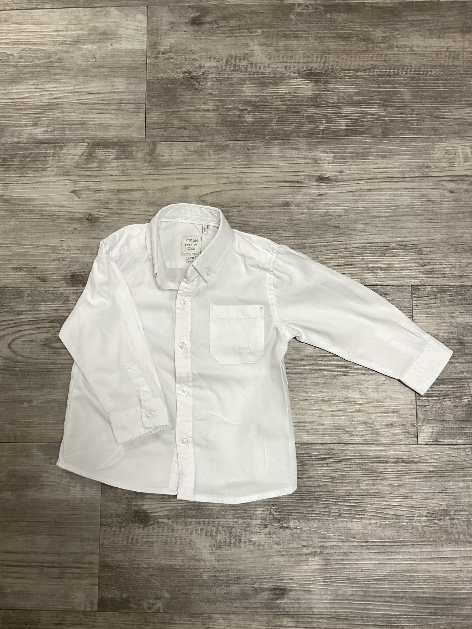 White Dress Shirt - Size 9-12M