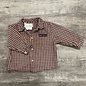 Plaid Shirt with Wood Buttons - Size 12M
