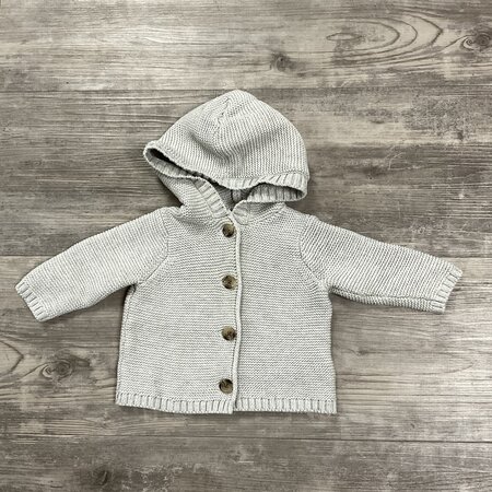 Knit Sweater with Buttons - Size 0-3M