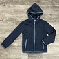 Knit Zip Up Cardigan with Hood - Size 110/116