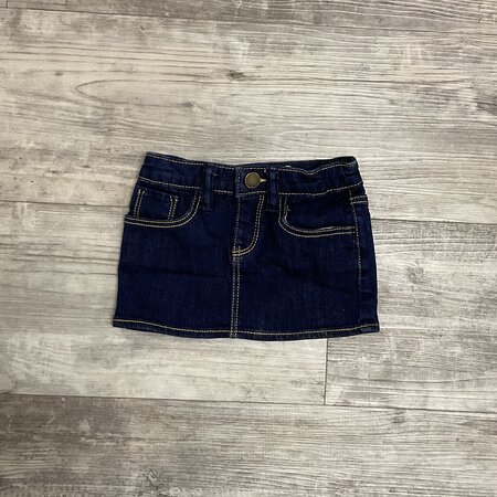 Dark Wash Jean Skirt - Size 18-24M