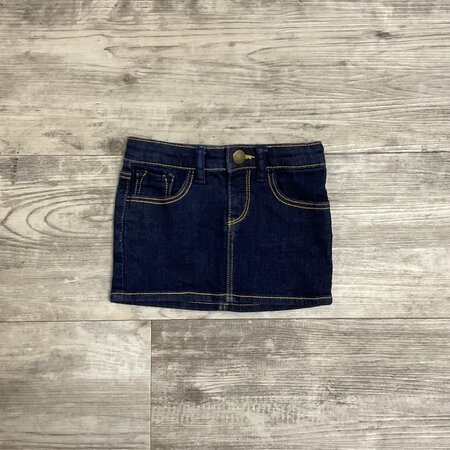 Dark Wash Jean Skirt - Size 2