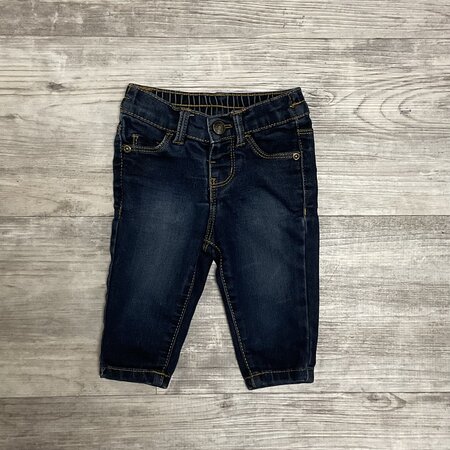 Dark Wash Basic Jeans - Size 0-3M