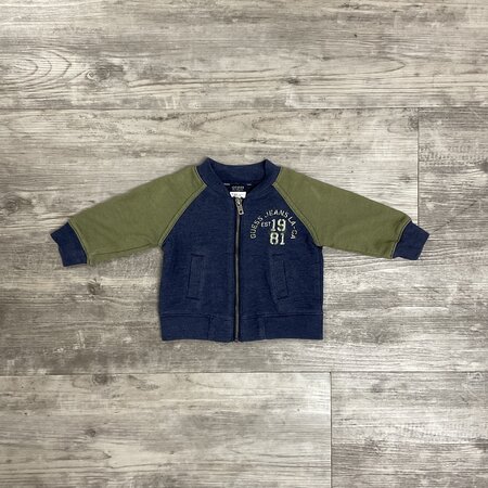 Henley Style Zip Up - Size 3-6M