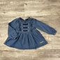 Denim Dress with Gold Buttons - Size 3