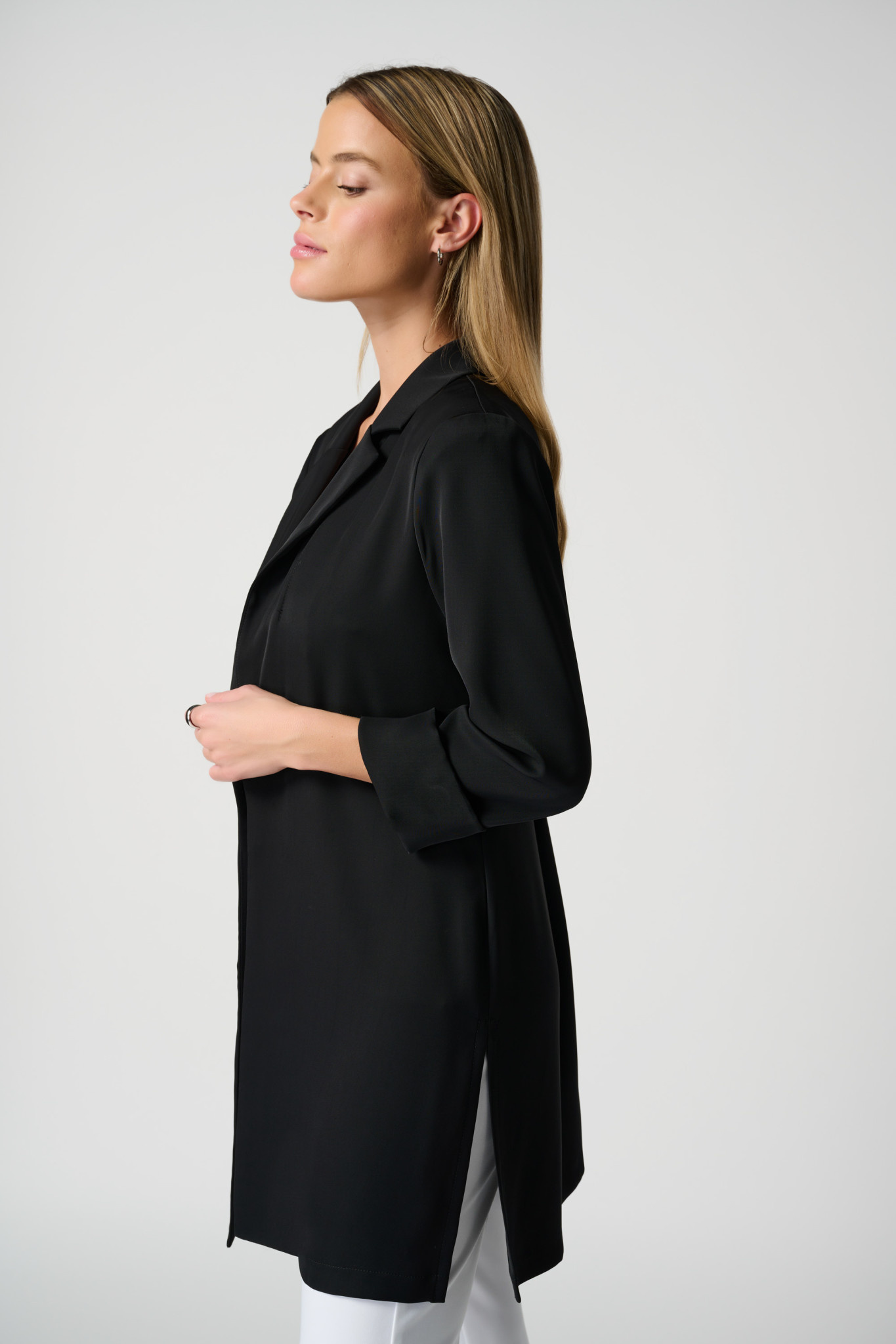 Jessie Long Blazer - Black