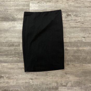 Black Pencil Maternity Skirt - Size S