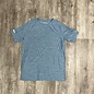 Blue and Grey Melange Shirt - Size S