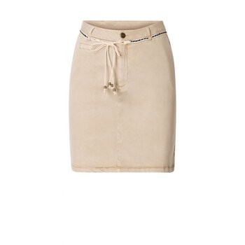 Felin Sand Skirt with Braided Accent Belt