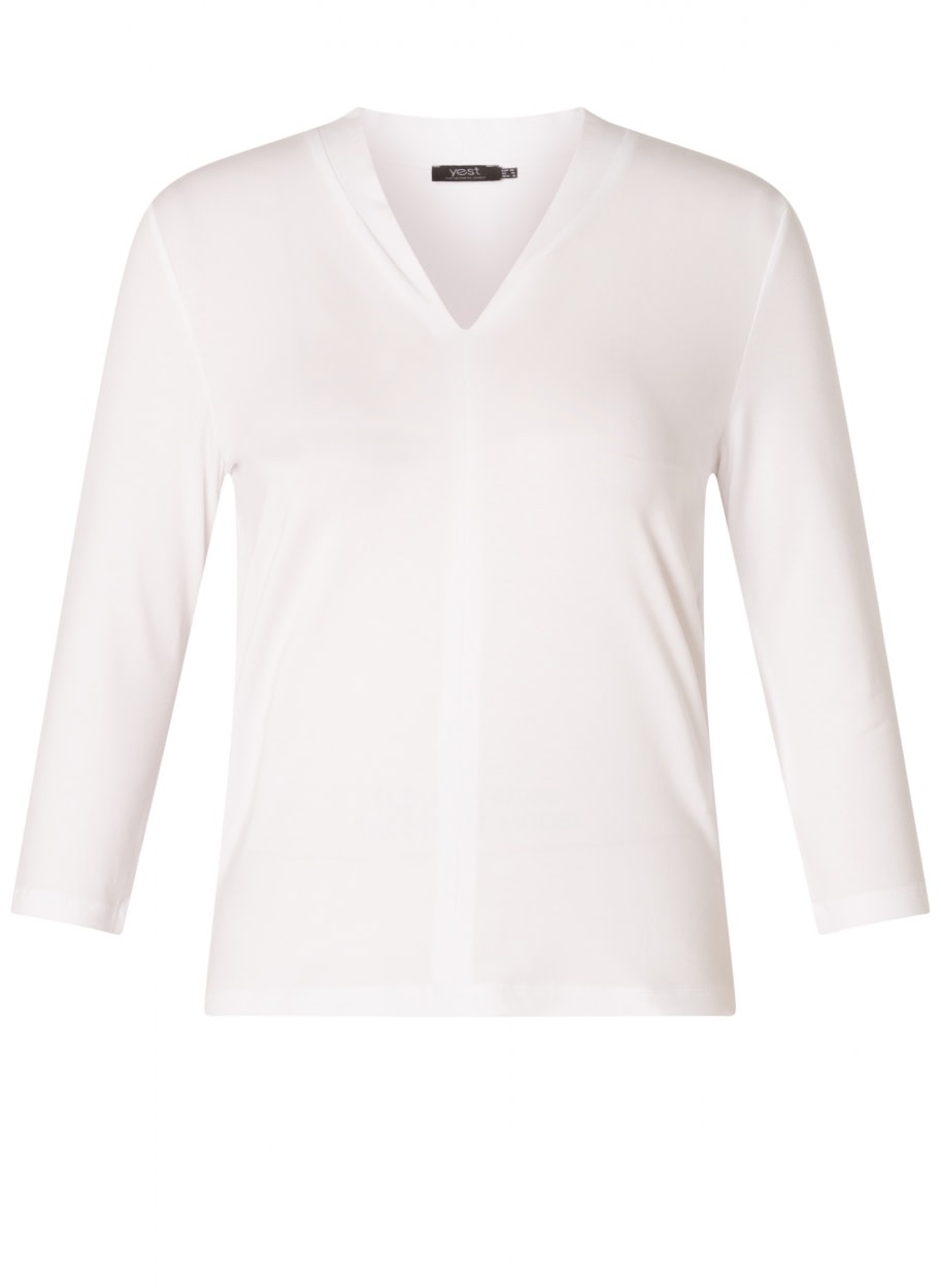 Fenna Off White 3/4 Sleeve Top