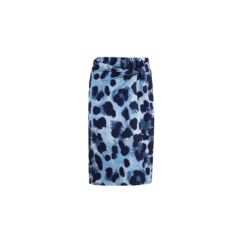 Angie Skirt - Light Blue and Navy