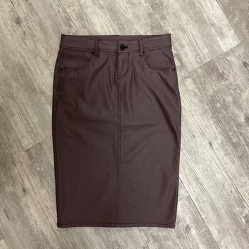 Leather Look Pencil Skirt Size 4