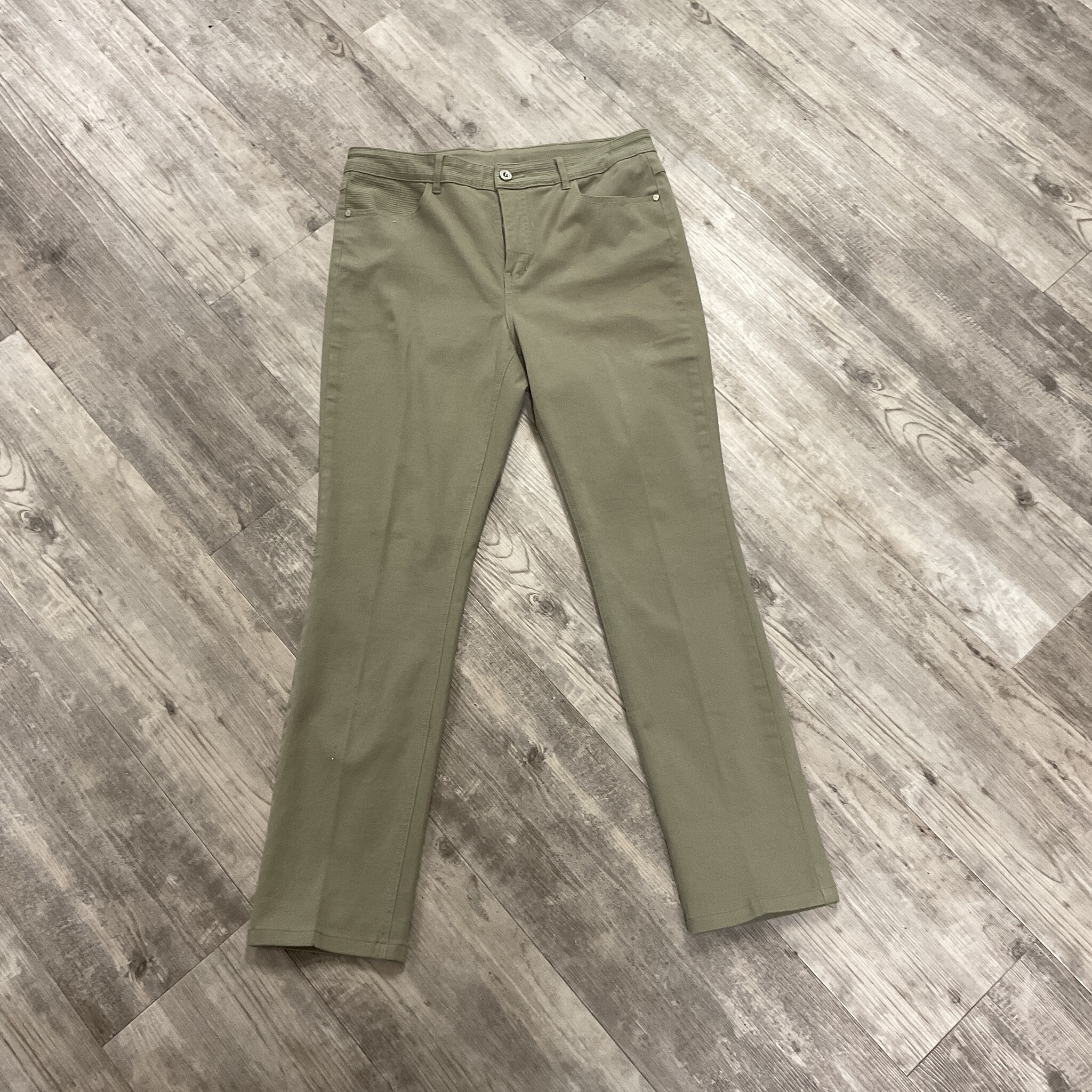 Green Tribal Stretch Jeans Size 10