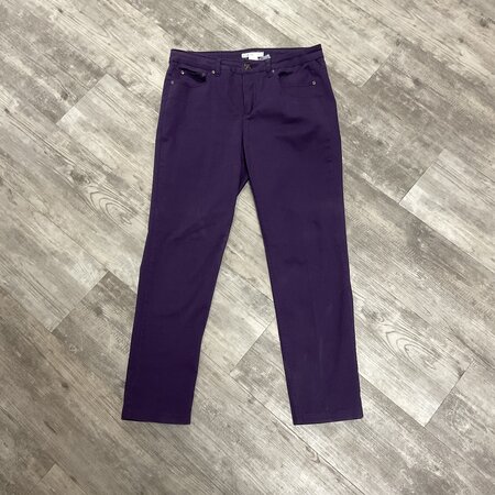 Purple Denim Pants Size 10