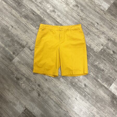 Yellow Cotton Shorts Size 10