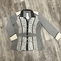 Grey Multi Print  Soft Blazer Size L