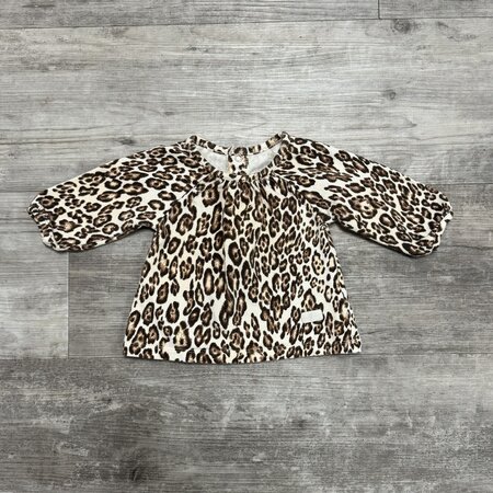Leopard Print Shirt - Size 3-6M