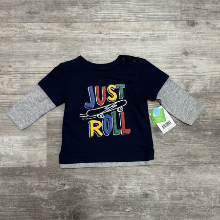 Just Roll Shirt - Size 3-6M