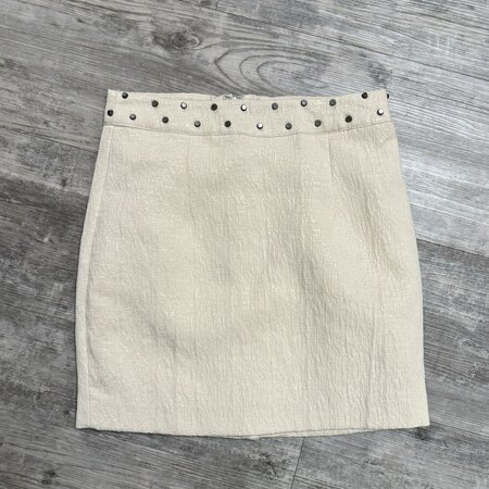 Ivory Lined Skirt - Size 4
