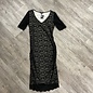Black Lace Dress with Cream Lining - Size 3