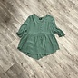Green Buttoned Blouse - Size M