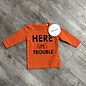 Here Comes Trouble Shirt - Size 62