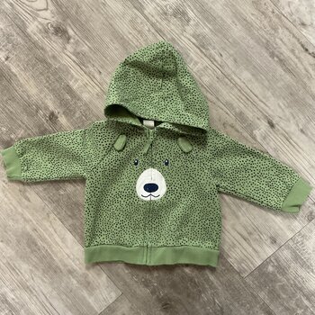 Forest Bear Zip-Up - Size 12M