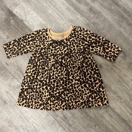 Leopard Print Jersey Dress