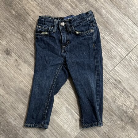 Skinny Fit Dark Wash Jeans - Size 18-24M