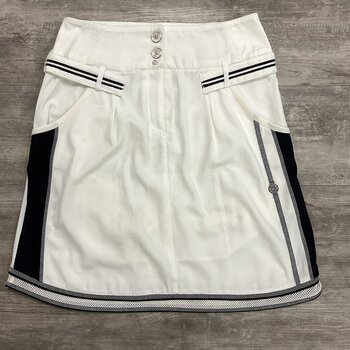 Navy and White Sailor Skirt - Size 40