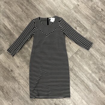 Black and White Stripe Dress Size XS