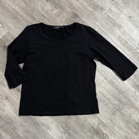 Basic Jersey 3/4 Sleeve Shirt - Size XL