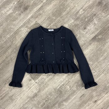 Navy Knit Cardigan Size 5