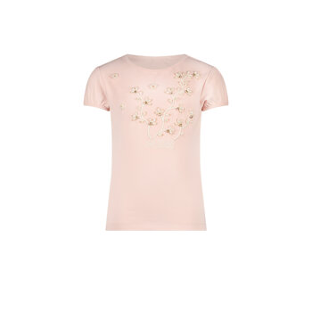 Nommy Luxe Flowers Tee - Baroque Pink