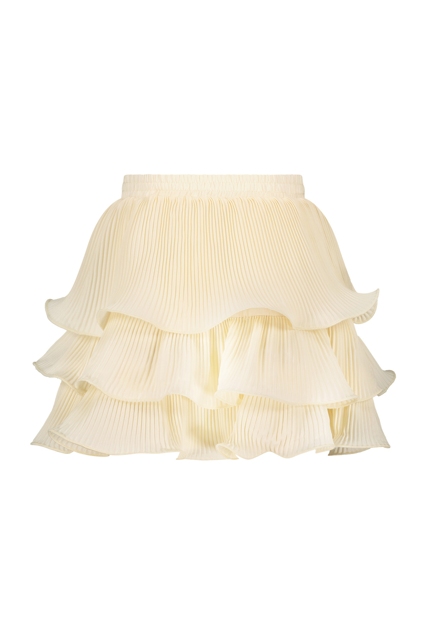 Tesra Plisse Skirt - Pearled Ivory