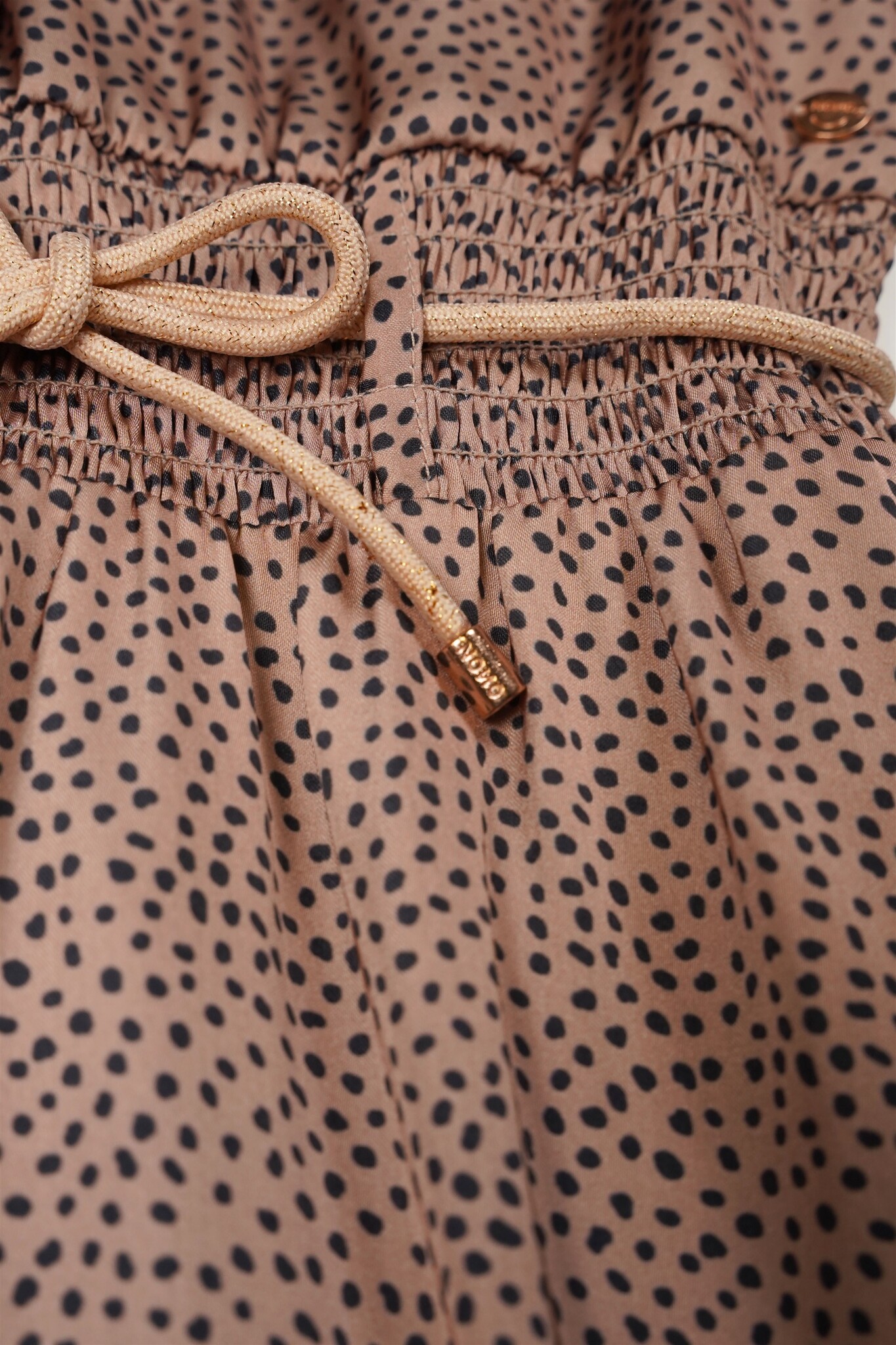 Mizu Print Dress - Sand Blush