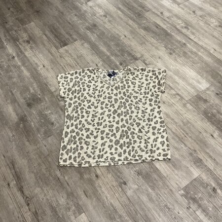 Cheetah Print Blouse - Size XL