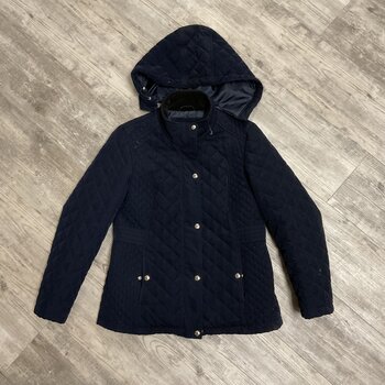 Navy Quilted Stitches - Size M