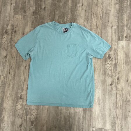 Teal T-shirt with Pocket - Size XL